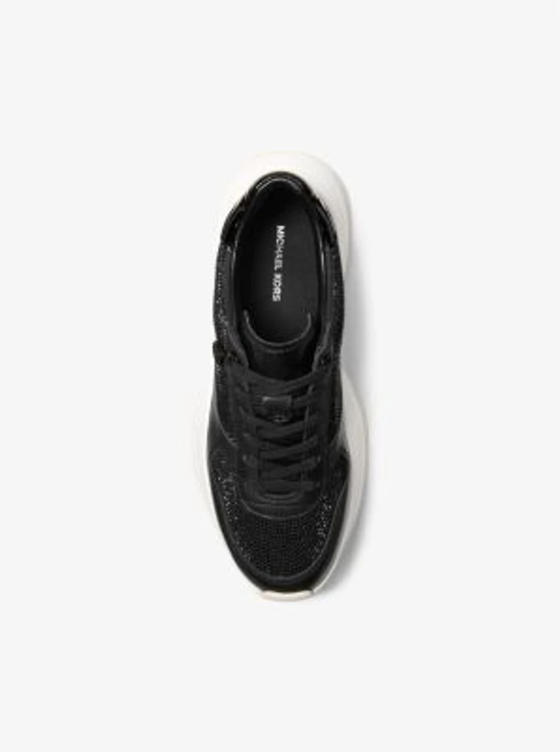 Arla Embellished Leather Trainer