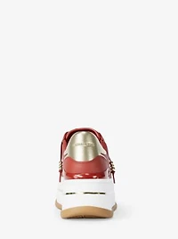 Hayes Embellished Leather Platform Sneaker