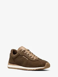 Rhodes Two-Tone Suede Trainer
