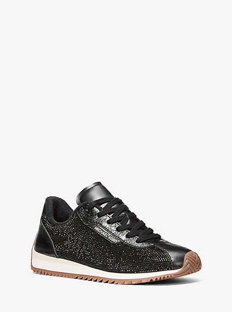 Rhodes Embellished Leather Trainer