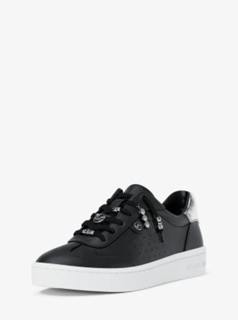 Scotty Embellished Leather Sneaker