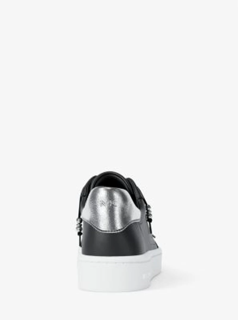 Scotty Embellished Leather Sneaker