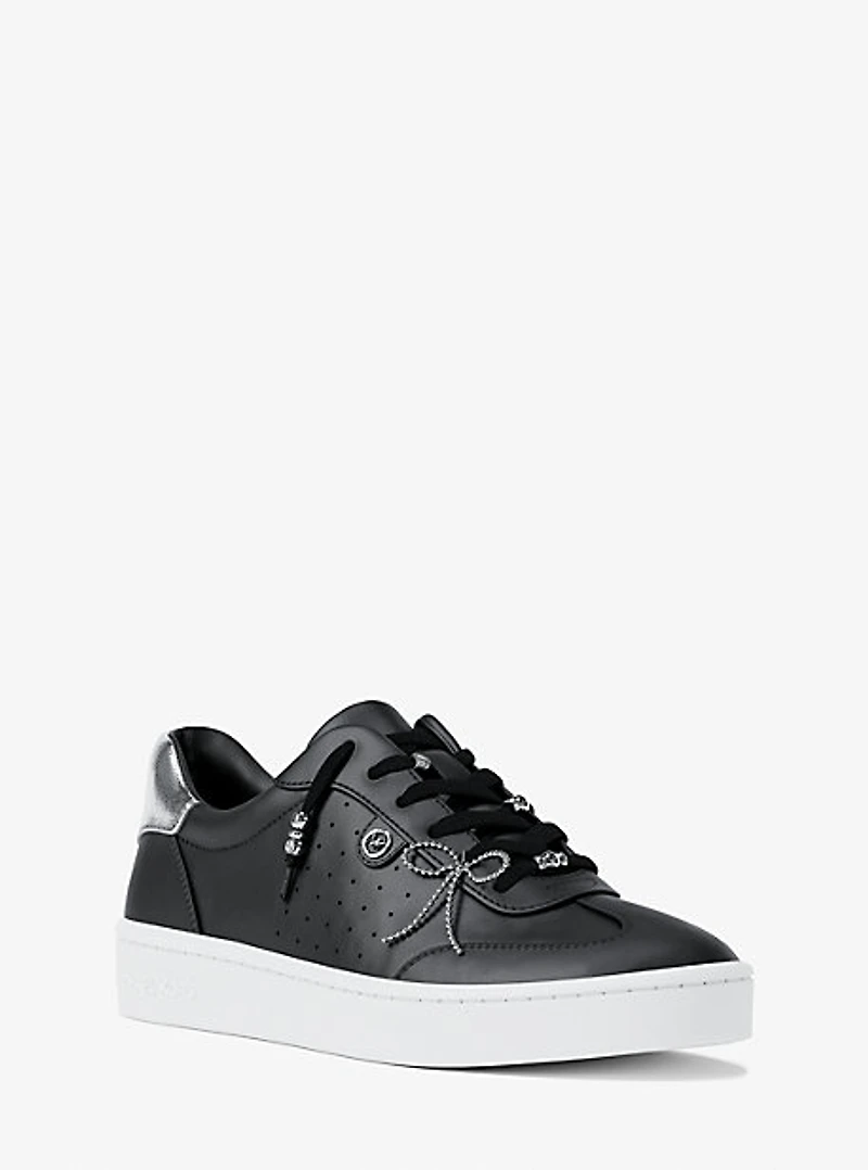 Scotty Embellished Leather Sneaker