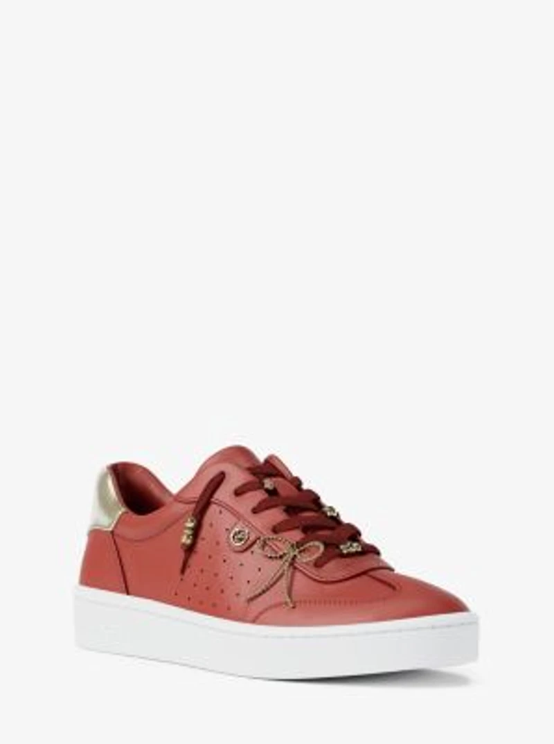 Scotty Embellished Leather Sneaker