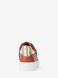 Scotty Embellished Leather Sneaker