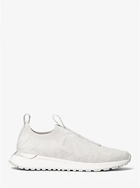 Bodie Logo Embossed Stretch Knit Slip-On Trainer