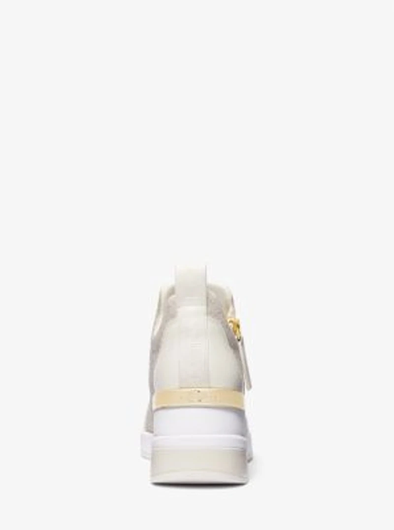Willis Metallic Stretch Knit Trainer