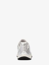 Riley Metallic Leather Trainer