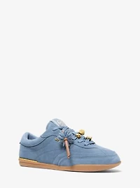 Nolan Embellished Suede Sneaker