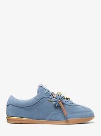 Nolan Embellished Suede Sneaker