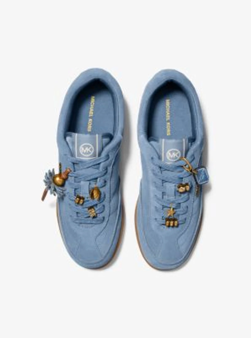 Nolan Embellished Suede Sneaker