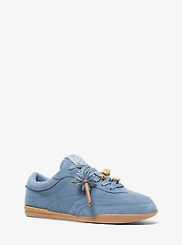 Nolan Embellished Suede Sneaker