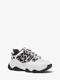 Atlas Cord Mesh and Leather Trainer
