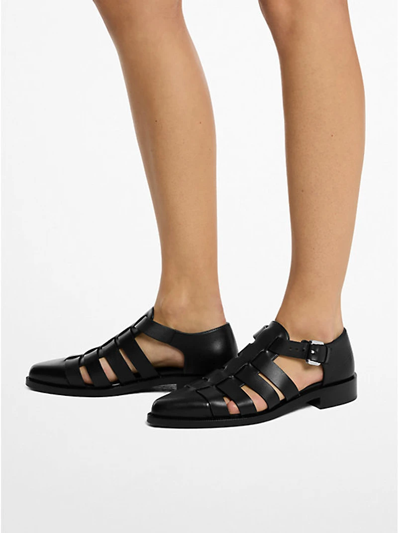 Stromboli Leather Fisherman Sandal