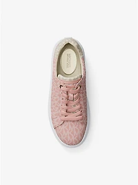 Romey Two-Tone Logo Platform Sneaker