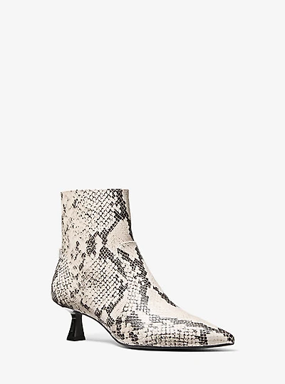 Amali Snake Embossed Boot