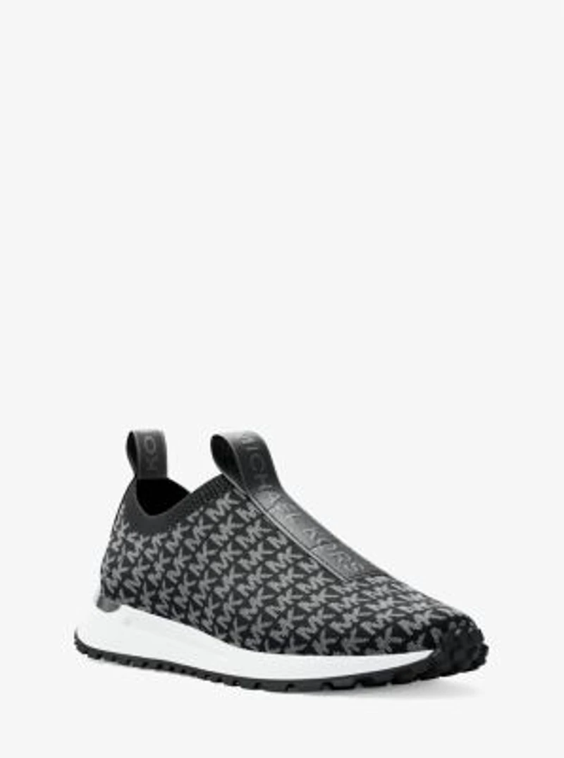 Bodie Metallic Logo Knit Slip-On Sneaker