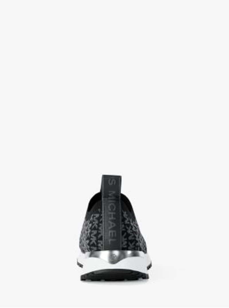 Bodie Metallic Logo Knit Slip-On Sneaker