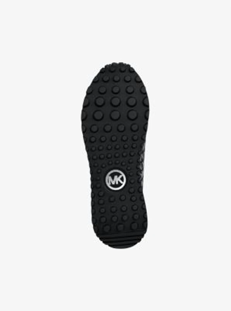 Bodie Metallic Logo Knit Slip-On Sneaker