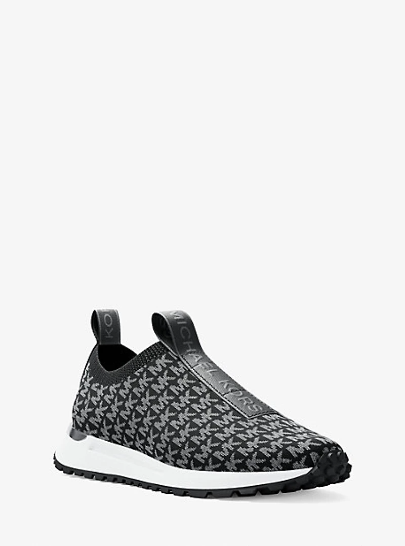 Bodie Metallic Logo Knit Slip-On Sneaker