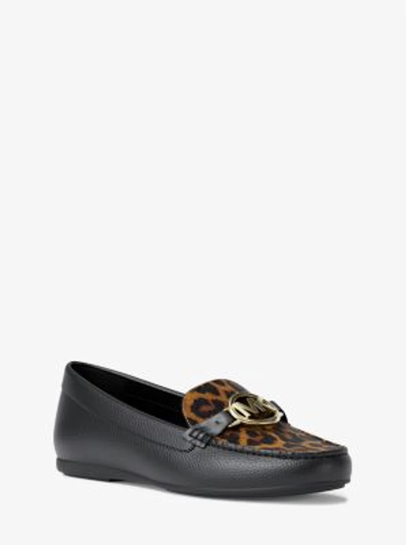 Fulton Leopard Print Calf Hair Loafer
