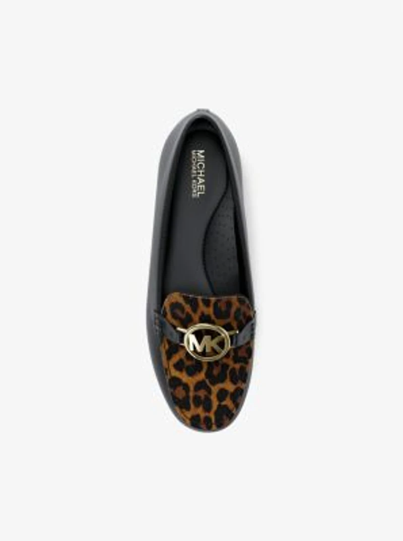 Fulton Leopard Print Calf Hair Loafer