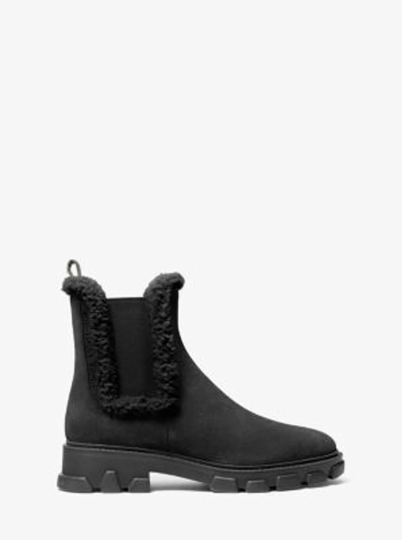 Ridley Suede and Faux Shearling Boot