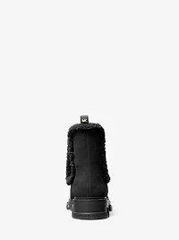 Ridley Suede and Faux Shearling Boot