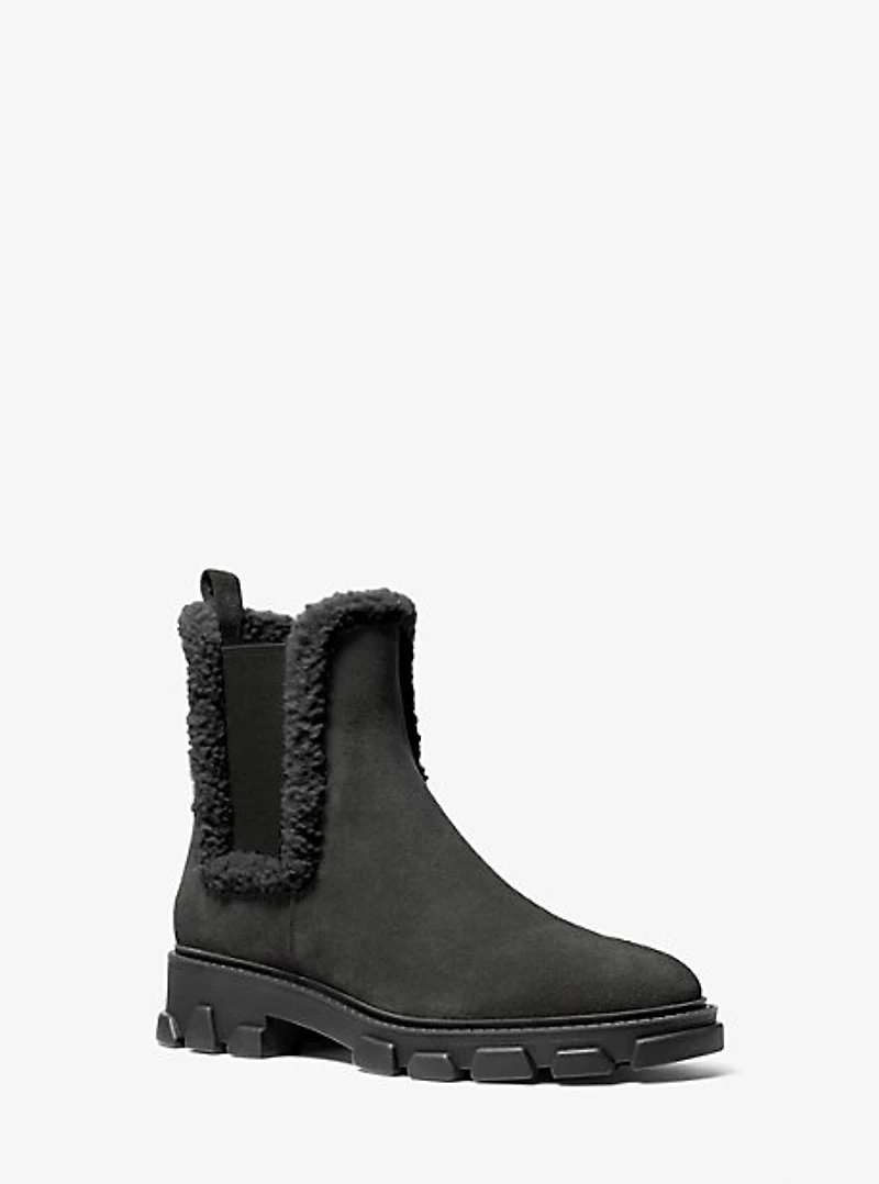 Ridley Suede and Faux Shearling Boot