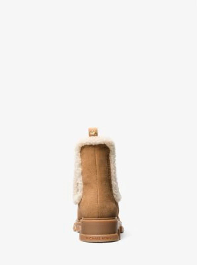 Ridley Suede and Faux Shearling Boot