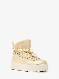 Romey Metallic Lace-Up Boot