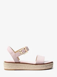 Richie Signature Logo Platform Espadrille Sandal