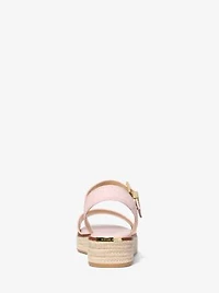 Richie Signature Logo Platform Espadrille Sandal