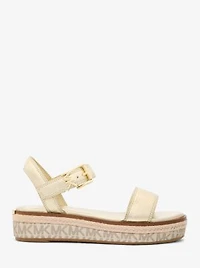 Richie Metallic Platform Espadrille Sandal