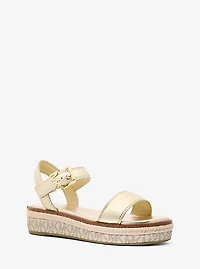 Richie Metallic Platform Espadrille Sandal