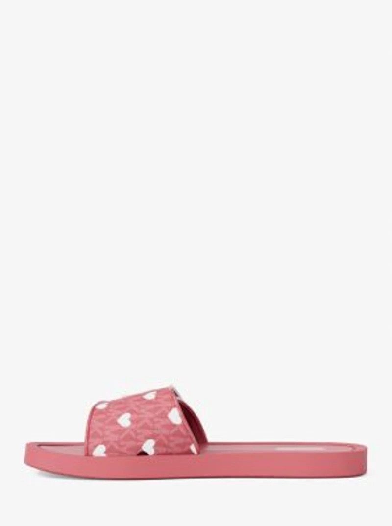 Palmer Printed Signature Logo Slide Sandal