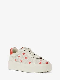 Romey Printed Signature Logo Platform Sneaker