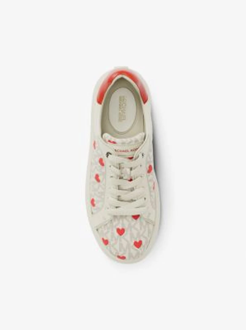 Romey Printed Signature Logo Platform Sneaker