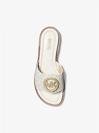 Hannah Signature Logo Slide Sandal
