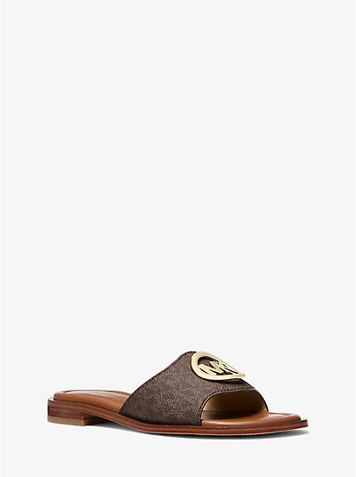 Hannah Signature Logo Slide Sandal