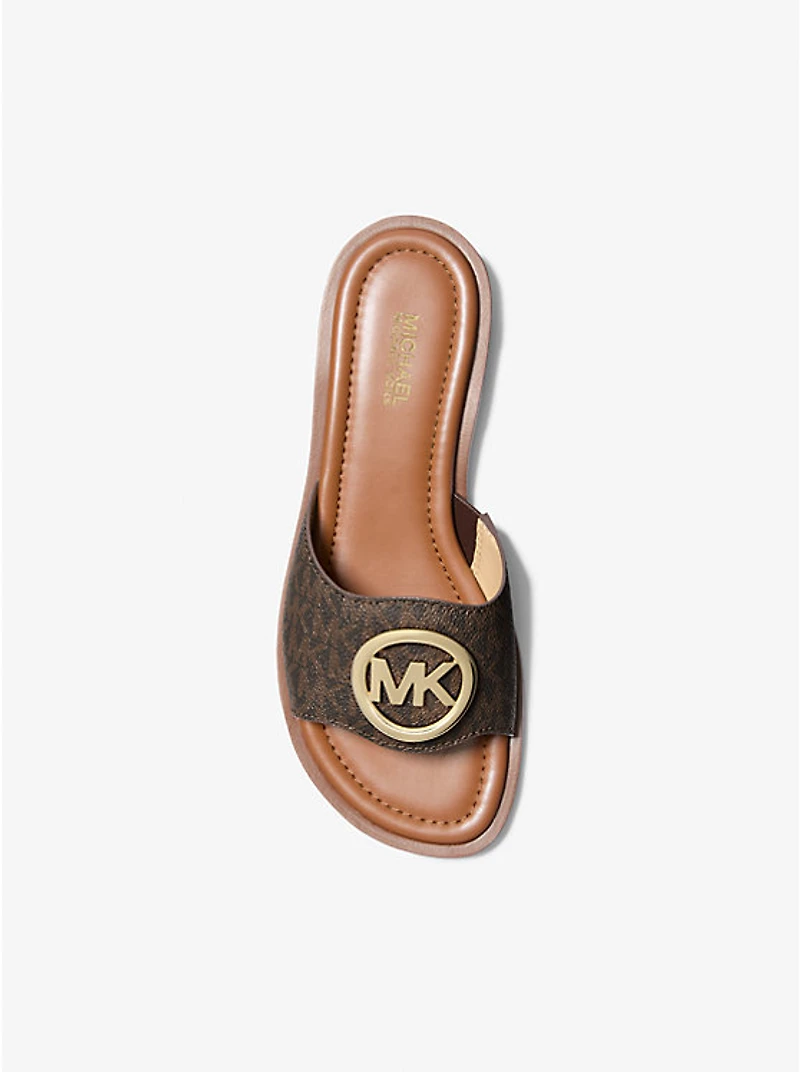 Hannah Signature Logo Slide Sandal