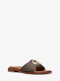 Hannah Signature Logo Slide Sandal