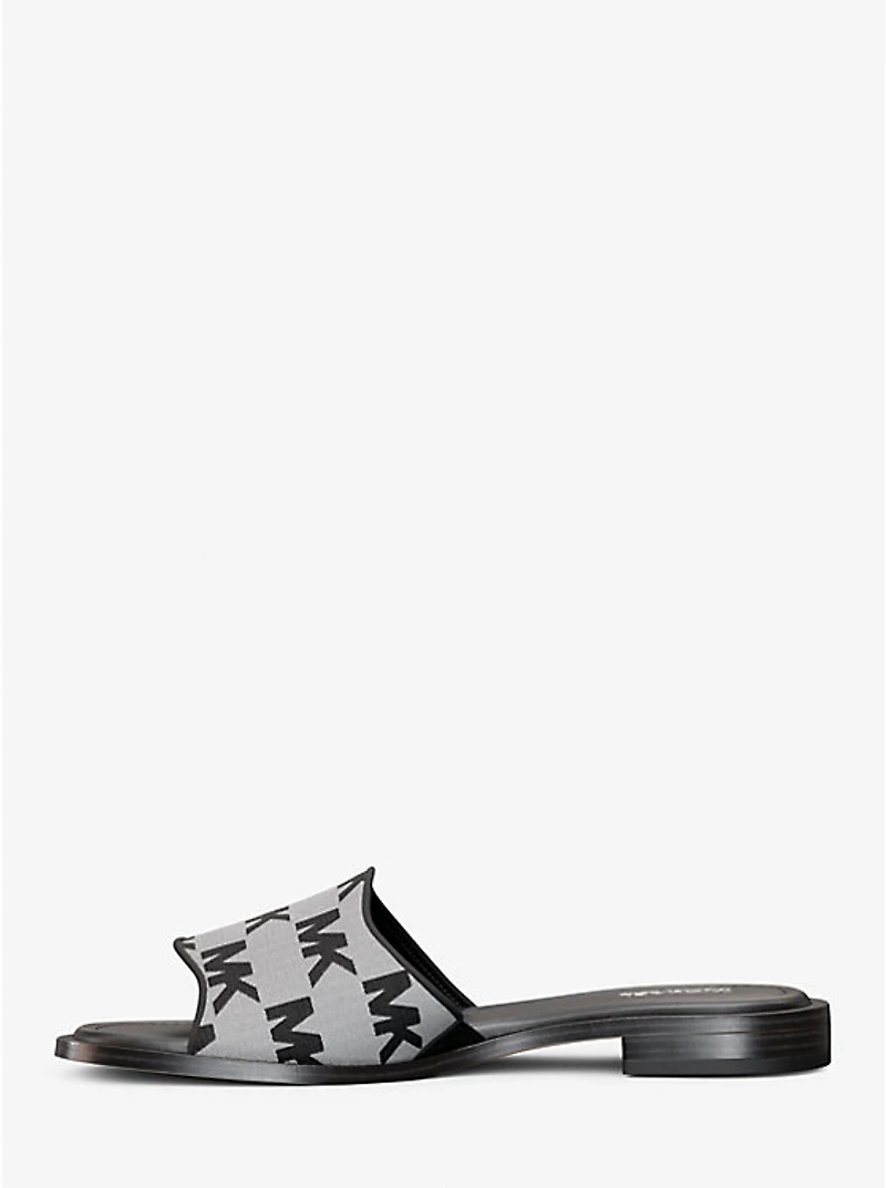 Hannah Logo Jacquard Slide Sandal