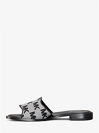 Hannah Logo Jacquard Slide Sandal