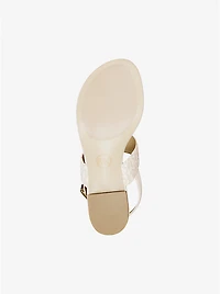Hannah Signature Logo T-Strap Sandal
