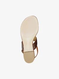 Hannah Signature Logo T-Strap Sandal