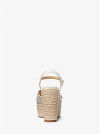 Hannah Signature Logo Wedge Sandal