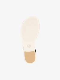 Mallory Signature Logo T-Strap Sandal