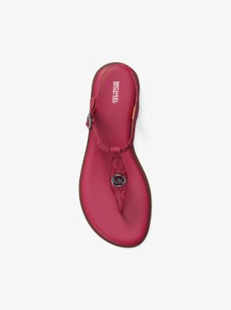 Mallory Signature Logo T-Strap Sandal
