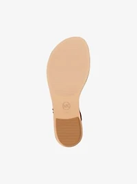 Mallory Signature Logo T-Strap Sandal